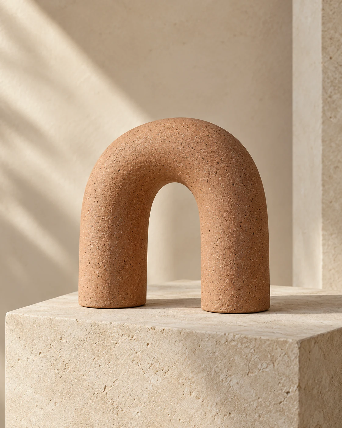 Arch Object — Natural clay